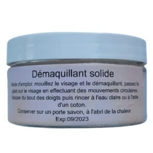 Démaquillant solide zéro déchet
